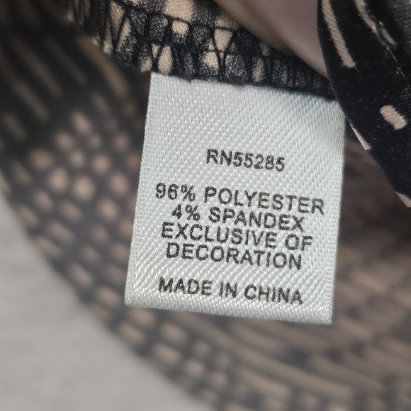 Vtg Express Babydoll Top Junior S Geometric Sequin Satin Y2K Dark Romantic Fairy - Picture 4 of 12